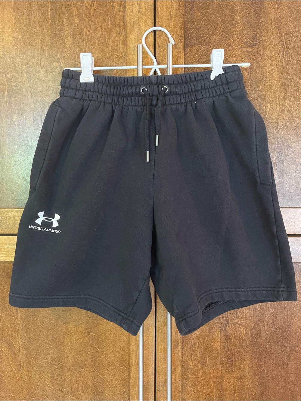 Under Armour Black Boys Performance Drawstring Shorts